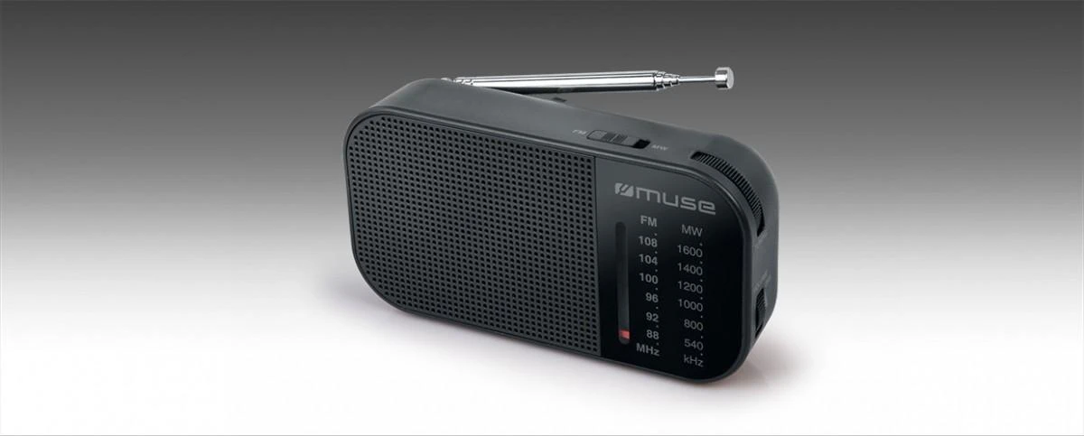 Muse | M-025 R | Portable radio | Juodas
