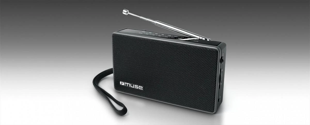 Muse | M-030R | 2-band portable radio | Juodas