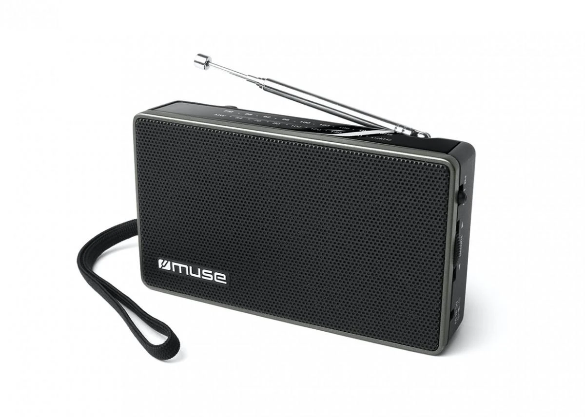 Muse | M-030R | 2-band portable radio | Juodas