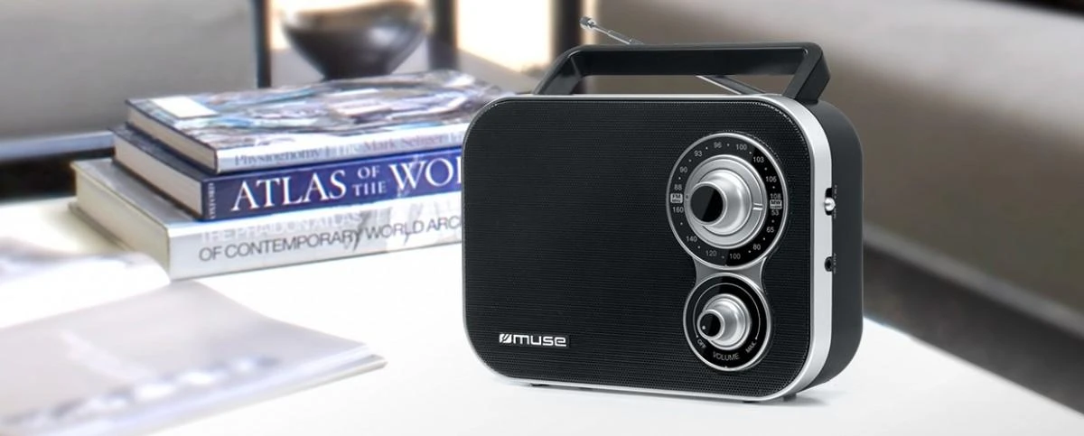Muse M-051R radijo imtuvas, juodas