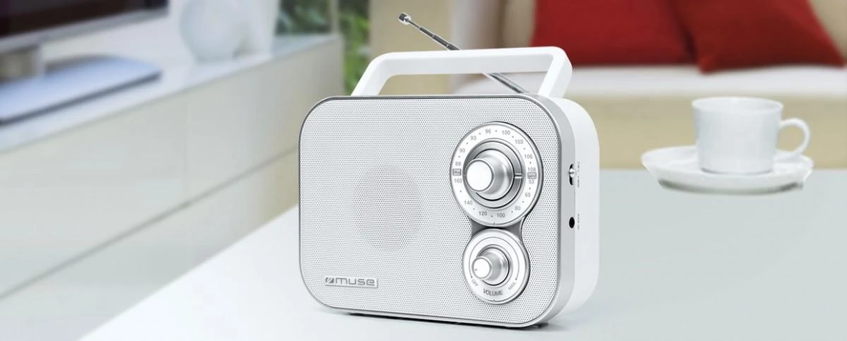 Muse M-051 RW Nešiojamasis radijas, Baltas