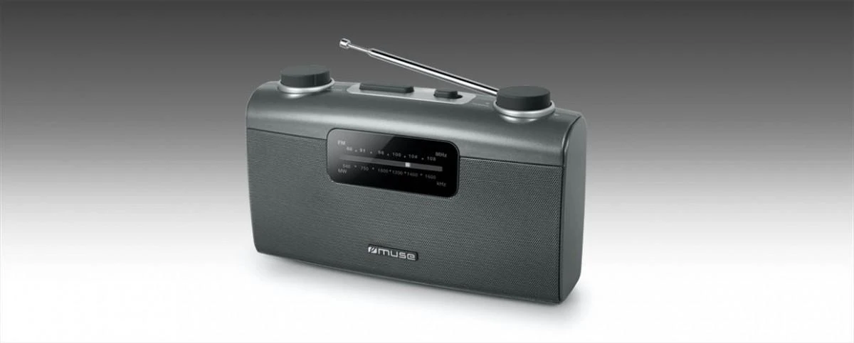 Muse | Portable radio | M-058R | AUX in | Juodas