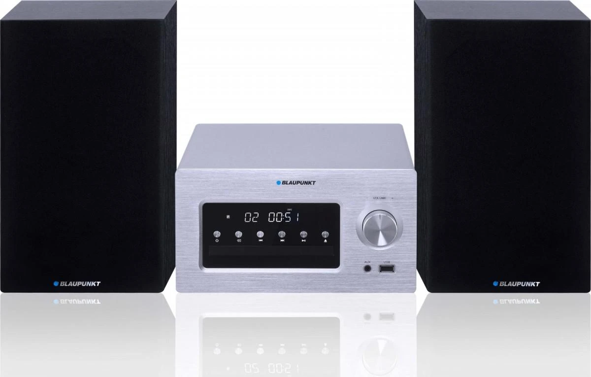 Muzikinis centras Garsiakalbis - Blaupunkt MS70BT 140W Laidinis ir Belaidis Juodas/Pilkas