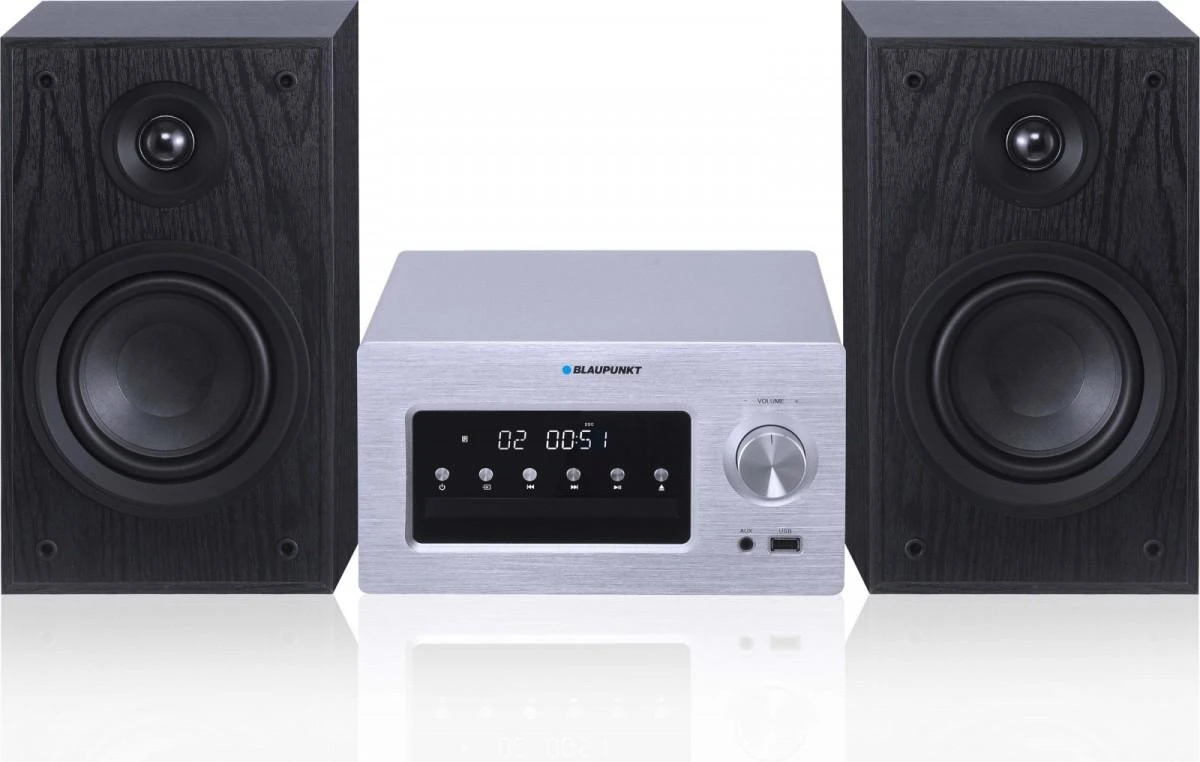 Muzikinis centras Garsiakalbis - Blaupunkt MS70BT 140W Laidinis ir Belaidis Juodas/Pilkas