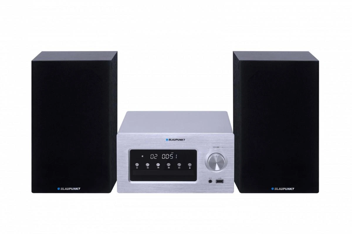 Muzikinis centras Garsiakalbis - Blaupunkt MS70BT 140W Laidinis ir Belaidis Juodas/Pilkas