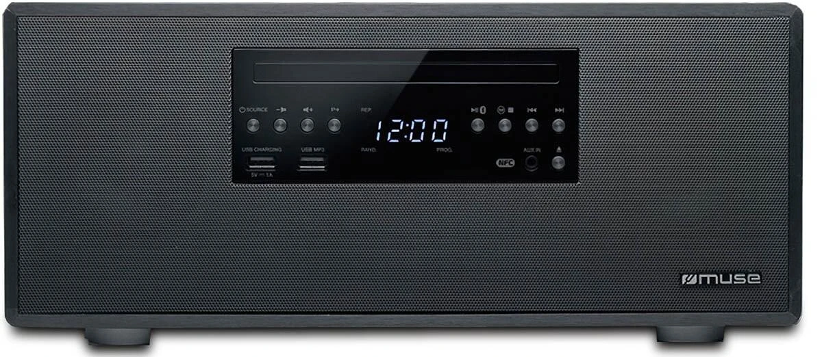 Muzikinis centras Muse | Bluetooth Micro System | M-692 BTC | 2 x 30 W | Bluetooth | Belaidė jungtis | NFC features | Juodas