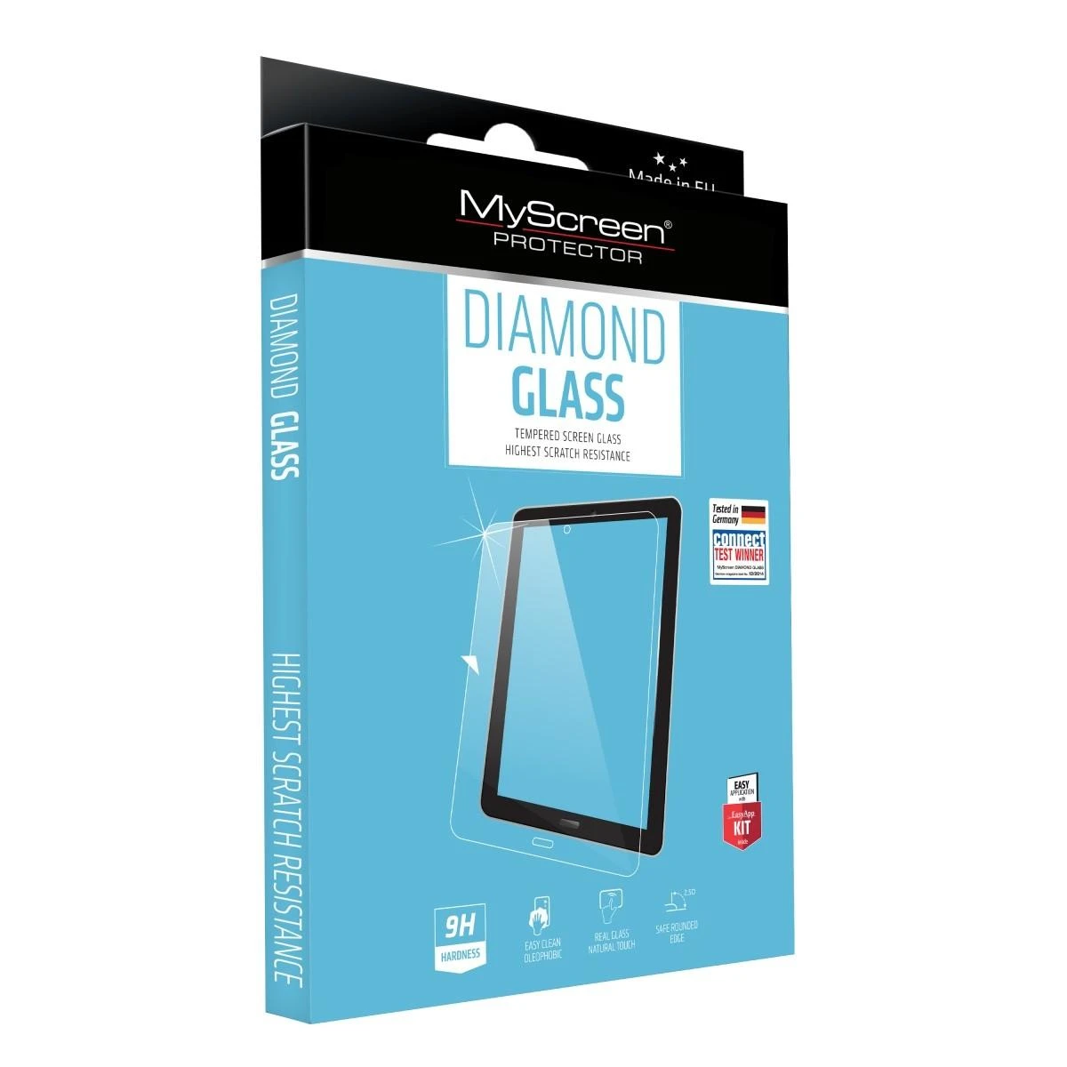 MyScreen Edge 3D 0,33 mm 9H Premium Diamond Japan Glass, skirtas Apple iPad Pro 11" skaidrus