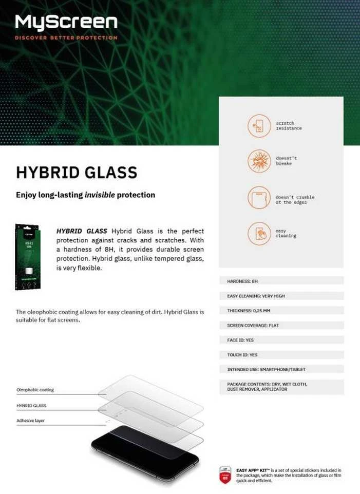 „MyScreen MS HybridGLASS“ „Samsung Galaxy S24 Ultra S928“ hibridinis stiklas