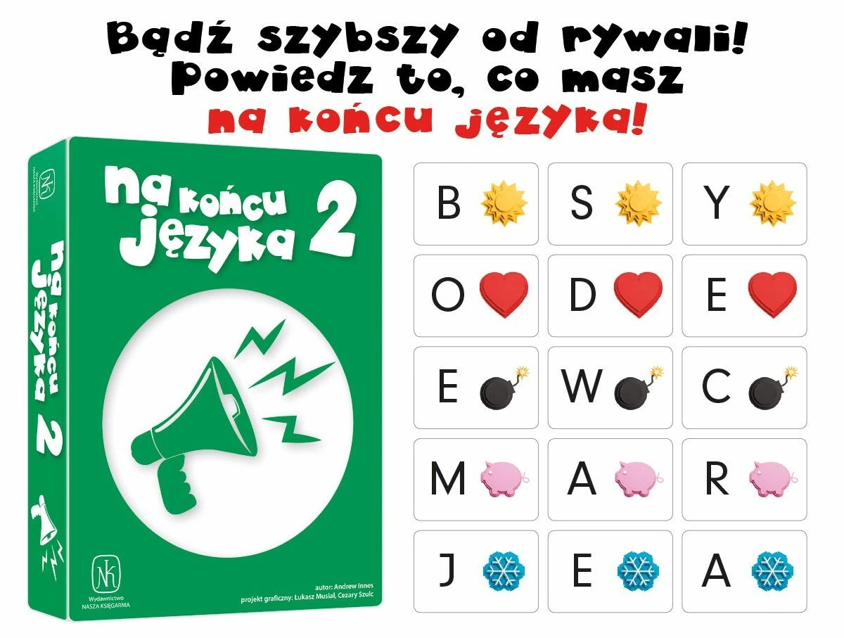 Nasza Ksiegarnia Mūsų knygyno žaidimas „Ant liežuvio galiuko“ 2 70615