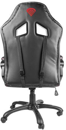 Žaidimų kėdė Genesis Nitro 330 Gaming Chair, Juoda-raudona