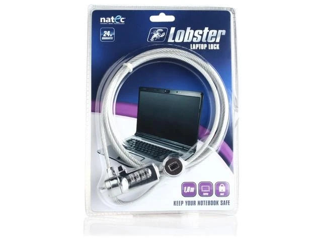 NATEC NZL-0226 Lobster - nešiojamojo kompiuterio apsaugos kabelis