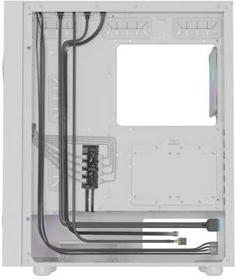 NATEC Genesis PC Case Diaxid 605 baltas ARGB