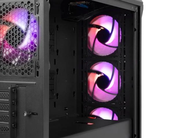 GENESIS IRID 503 ARGB Pc case, Micro tower, 2xUSB 2.0, 2x Jack, 1xUSB 3.0, Juodas | Genesis | IRID 503 ARGB | Juodas | ATX