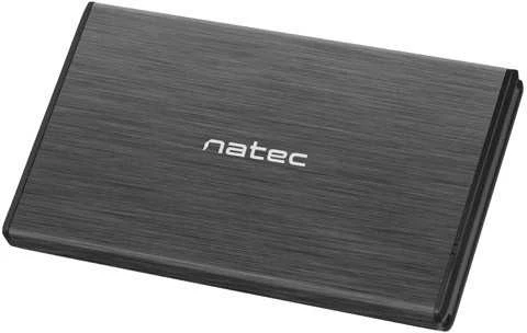 Kietasis diskas NATEC NKZ-0448 RHINO išorinis USB 3.0 korpusas skirtas 3,5 colio SATA HDD juodas aliuminis