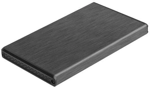 Kietasis diskas NATEC NKZ-0448 RHINO išorinis USB 3.0 korpusas skirtas 3,5 colio SATA HDD juodas aliuminis