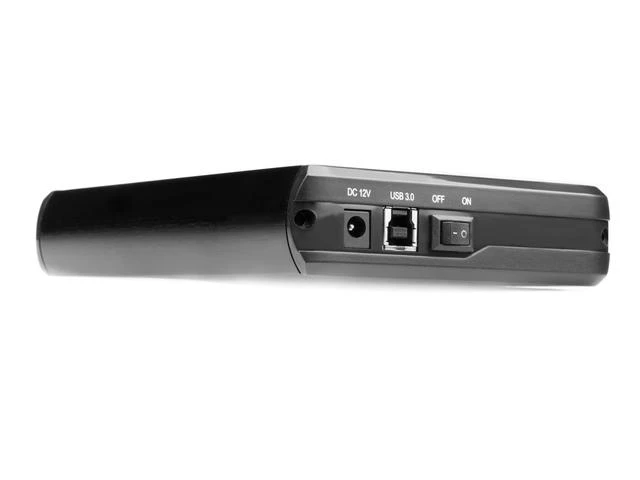 Kietasis diskas NATEC NKZ-0448 RHINO išorinis USB 3.0 korpusas skirtas 3,5 colio SATA HDD juodas aliuminis