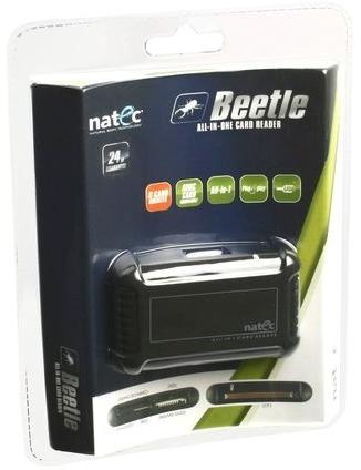 NATEC NCZ-0206 kortelių skaitytuvas „Viskas viename Beetle SDHC USB 2.0“