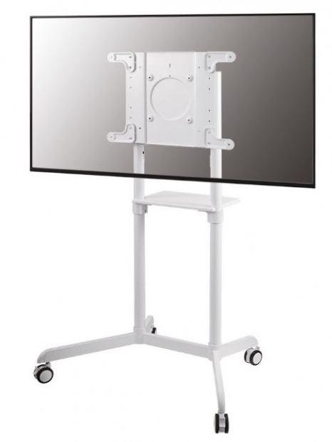 Laikiklis „Neomounts NEWSTAR“ MOBILUSIS PLOKŠČIAEKRANIO GRINDŲ STOVAS (AUKŠTIS: 160 CM) 37–70" Baltas