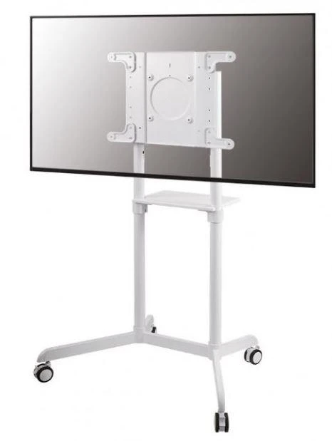 Laikiklis „Neomounts NEWSTAR“ MOBILUSIS PLOKŠČIAEKRANIO GRINDŲ STOVAS (AUKŠTIS: 160 CM) 37–70" Baltas