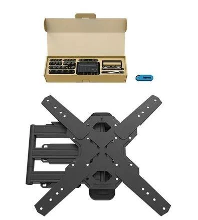 Laikiklis NEOMOUNTS SELECT SCREEN WALL MOUNT (FULL MOTION, 3 PIVOTS, VESA 400X400)