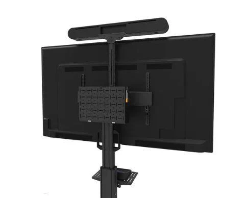 Laikiklis NEOMOUNTS BY NEWSTAR SELECT MOBILE DISPLAY FLOOR STAND (32-75") 10 CM. WHEELS Juodas