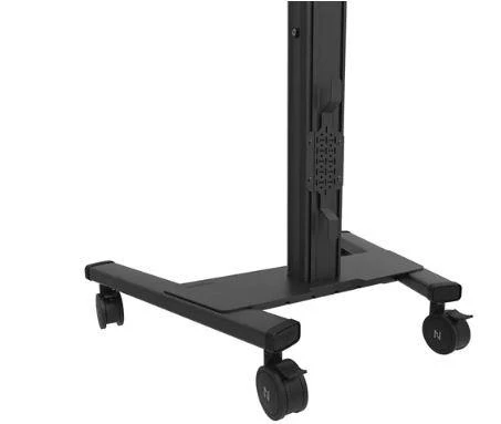 Laikiklis NEOMOUNTS BY NEWSTAR SELECT MOBILE DISPLAY FLOOR STAND (32-75") 10 CM. WHEELS Juodas