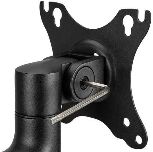 Laikiklis NEOMOUNTS SCREEN STALO MONTUVAS DVIEM EKRANAMS, Juodas (CLAMP+GROMMET)