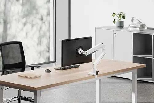 Laikiklis NEOMOUNTS DS70-250WH1 FULL MOTION MONITORIUS ARM DESK MOUNT FOR 17-35" SCREENS - Baltas