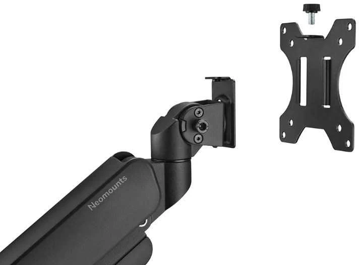 Laikiklis NEOMOUNTS STALO MOUNT, 1 YPAČ PLATUS LENKAS EKRANAS (TOPFIX CLAMP & GROMMET)