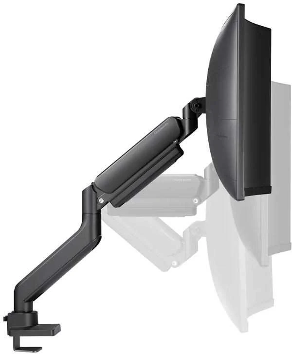 Laikiklis NEOMOUNTS STALO MOUNT, 1 YPAČ PLATUS LENKAS EKRANAS (TOPFIX CLAMP & GROMMET)