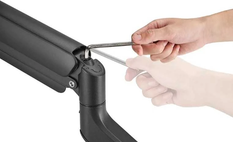 Laikiklis NEOMOUNTS STALO MOUNT, 1 YPAČ PLATUS LENKAS EKRANAS (TOPFIX CLAMP & GROMMET)