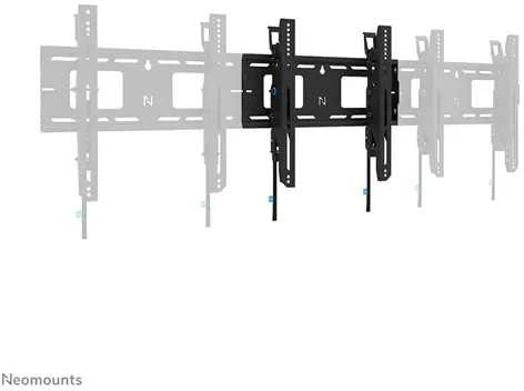 Laikiklis NEOMOUNTS LEVEL-750 WALL MOUNT (XL, 125 KG, TILTABLE, TILT GUARD, CONNECTABLE, VESA 400X400)