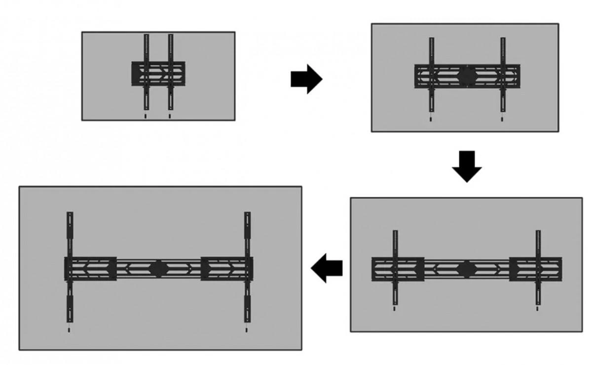 Laikiklis NEOMOUNTS SELECT SCREEN WALL MOUNT (FIXED, VESA 1500X900)