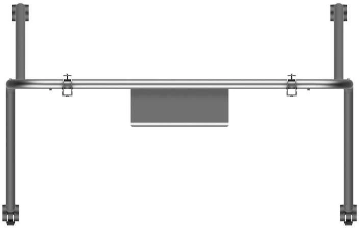 Laikiklis AG NEOVO LARGE MONITORIUS TROLLEY 55-86"/100 KG