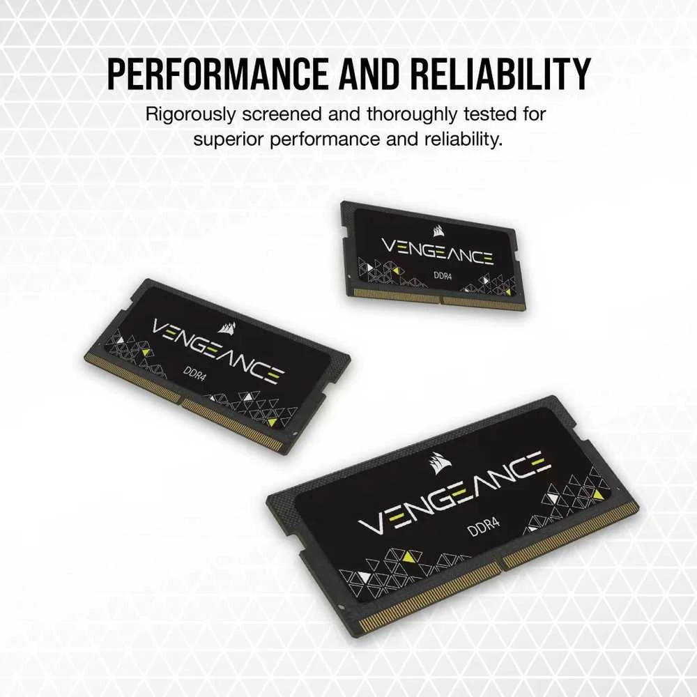 RAM 16GB PC 3200 CL22 CORSAIR VENGEANCE Juodas retail
