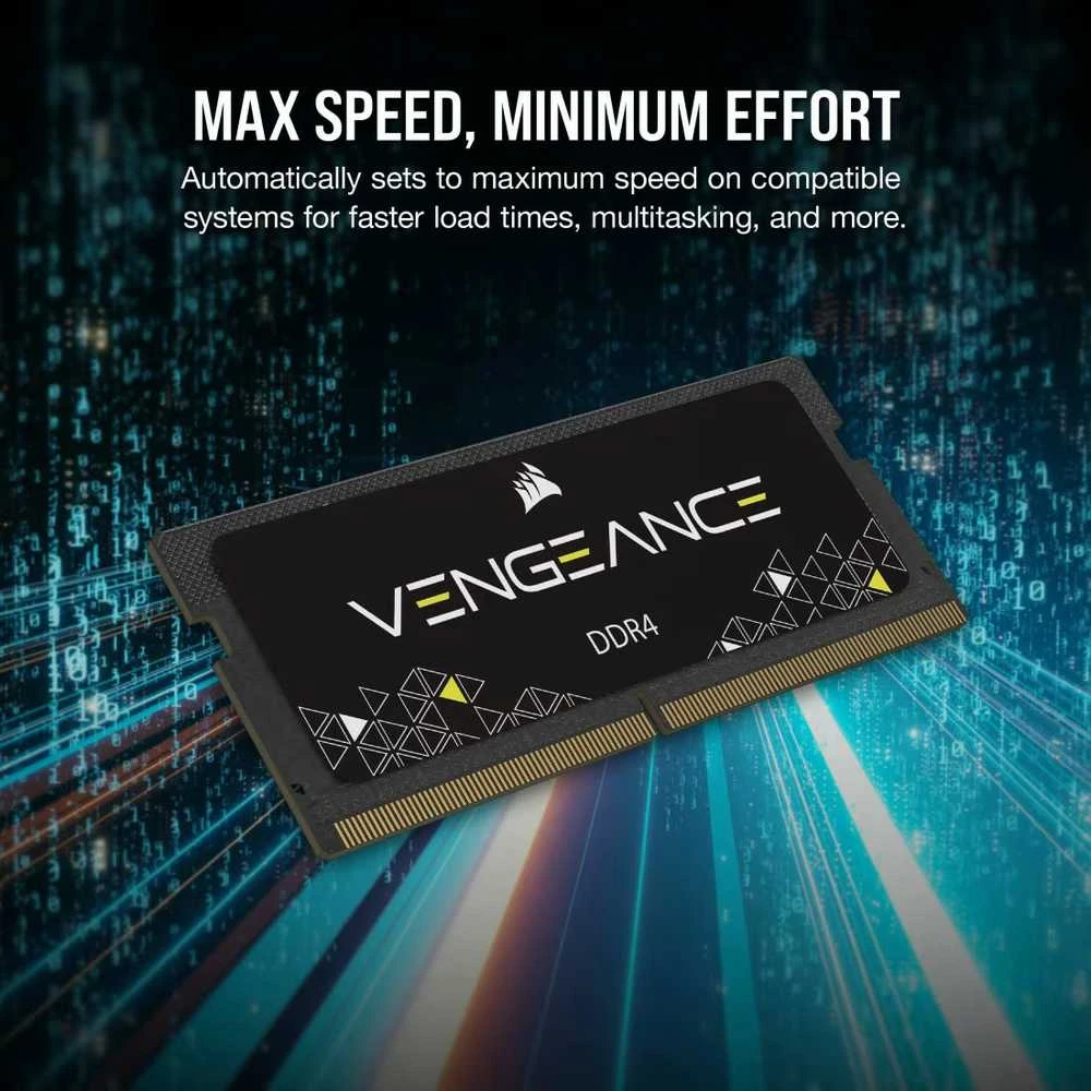 RAM 16GB PC 3200 CL22 CORSAIR VENGEANCE Juodas retail