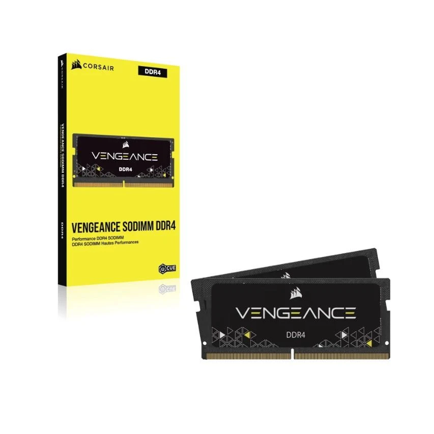 Nešiojamo kompiuterio atmintis Corsair Vengeance 32GB [2x16GB 2400MHz DDR4 CL16 1.2V SODIMM]