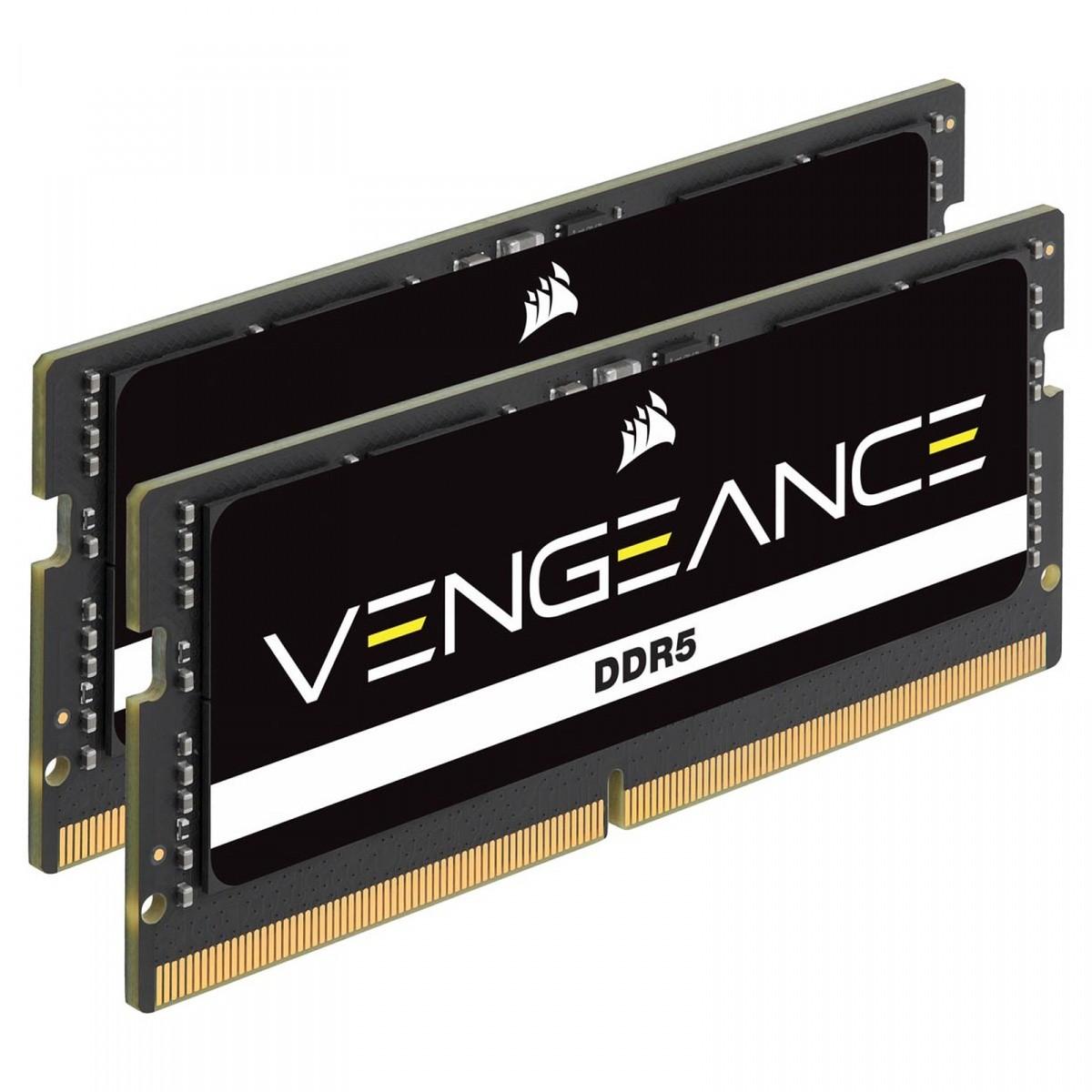 Nešiojamo kompiuterio atmintis Corsair 32 Kit (16GBx2) GB SODIMM 4800 MHz Nešiojamasis kompiuteris Registruotas Ne ECC Nr.