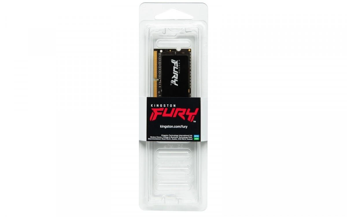 Nešiojamo kompiuterio atmintis HyperX Kingstonas | Fury Impact | 2x8 GB | SODIMM | 3200 MHz | Užrašų knygelė | Registracijos Nr. | ECC Nr
