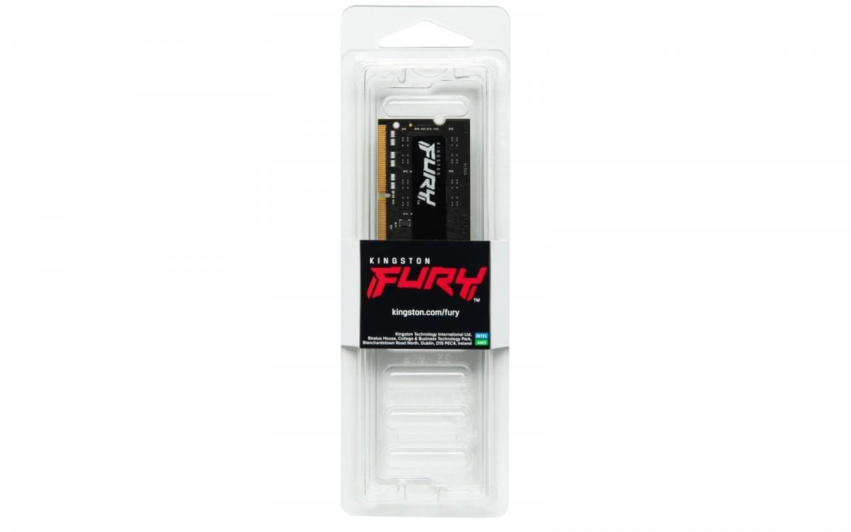 Nešiojamo kompiuterio atmintis HyperX Kingstonas | Fury Impact | 16 GB | DDR4 | 3200 MHz | Užrašų knygelė | Registracijos Nr. | ECC Nr