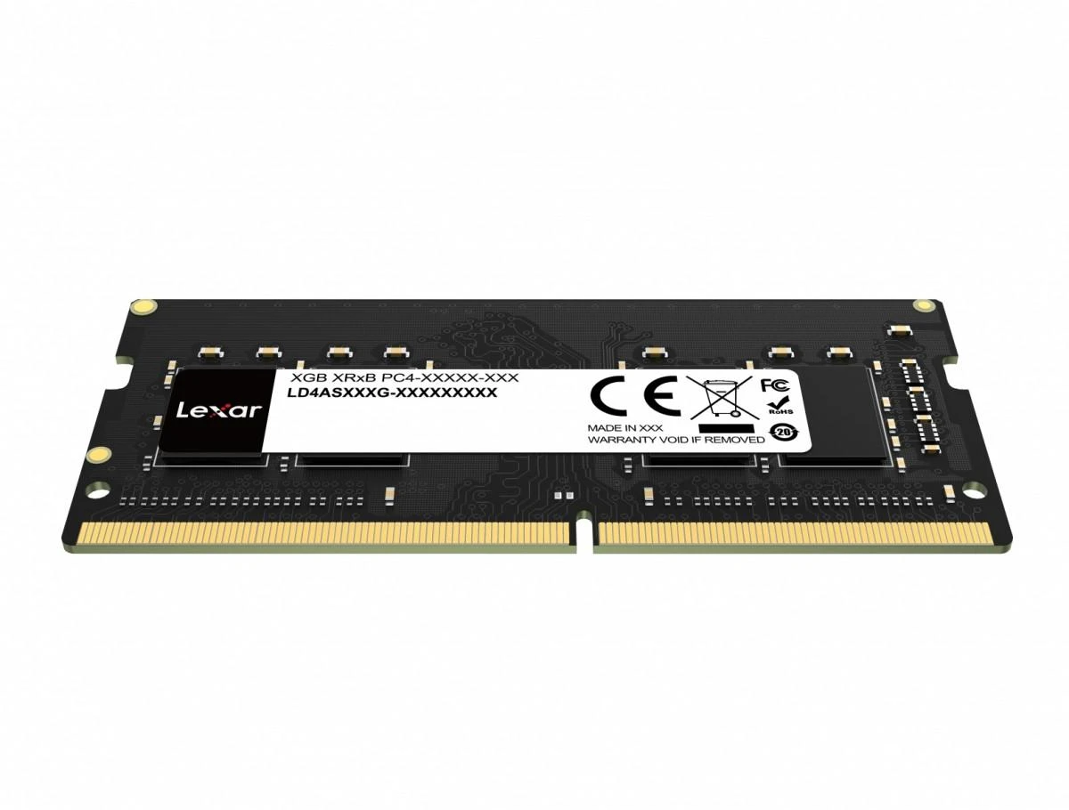 Nešiojamo kompiuterio atmintis Lexar | 16 GB | DDR4 | 3200 MHz | Užrašų knygelė | Registracijos Nr. | ECC Nr