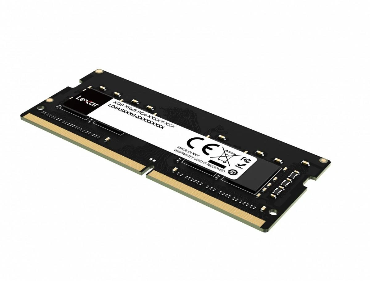 Nešiojamo kompiuterio atmintis Lexar | 16 GB | DDR4 | 3200 MHz | Užrašų knygelė | Registracijos Nr. | ECC Nr
