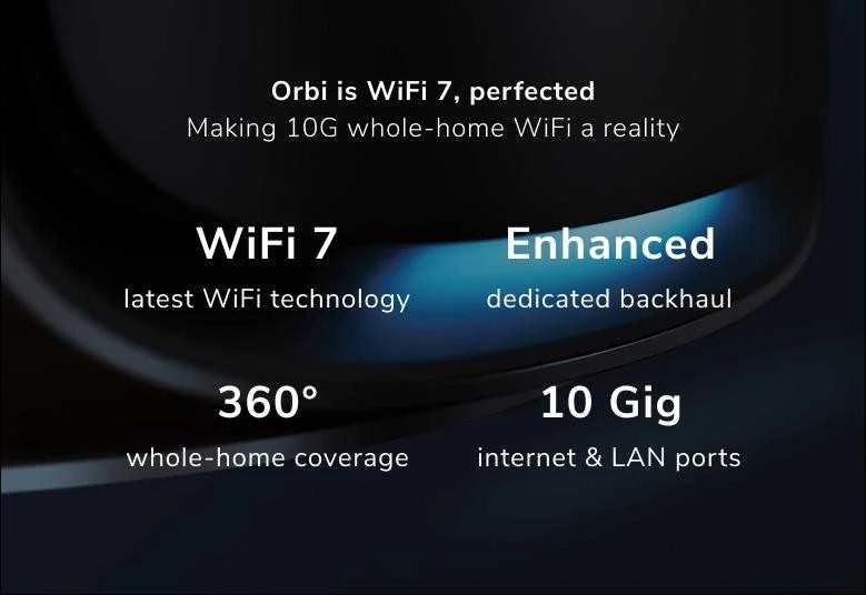 Maršrutizatorius NETGEAR Orbi 970 3-pak (RBE973SB-100EUS)