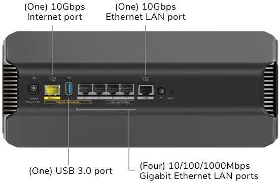 Maršrutizatorius Netgear Nighthawk WiFi 7 trijų juostų RS700S-100EUS