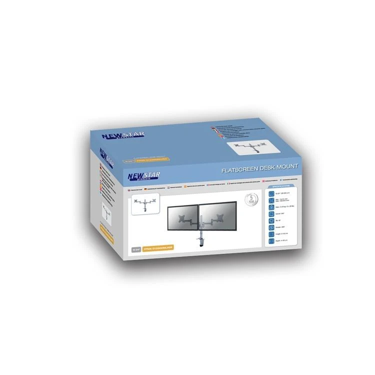 Laikiklis Newstar FPMA-D1330D 68,6 cm (27") Gnybtas / varžtai Sidabras