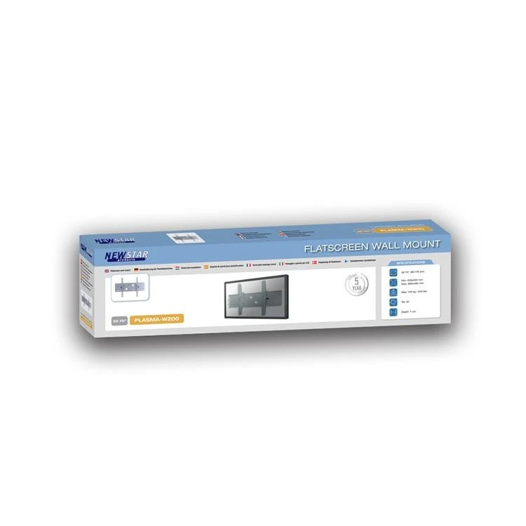 NeoMounts LCD/Plasma sieninis laikiklis, 32-60", pakreiptas, sidabrinis