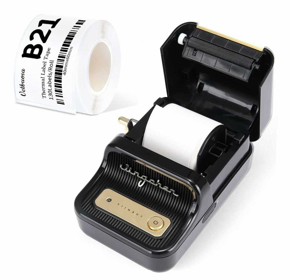 Niimbot B21S Label Spausdintuvas Juodas