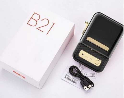 Niimbot B21S Label Spausdintuvas Juodas