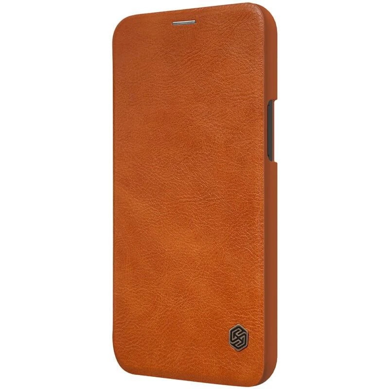 Dėklas NILLKIN QIN BOOK IPHONE 12 MINI BROWN