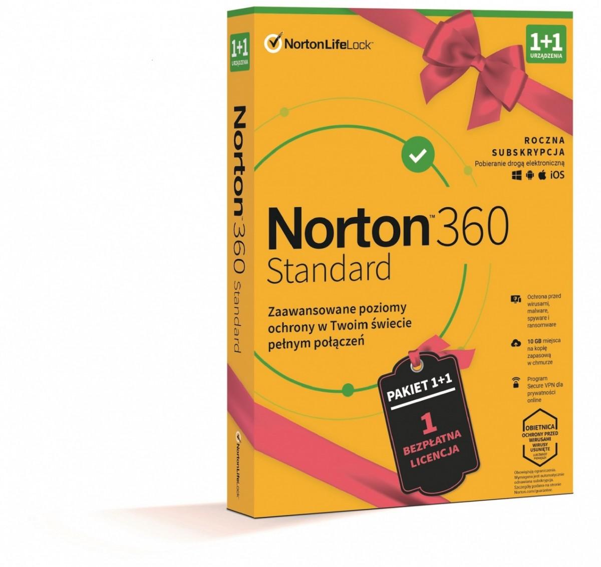 Symantec Norton 360 Standard BOX PL 1+